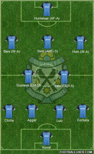 Jubilo Iwata Formation 2014