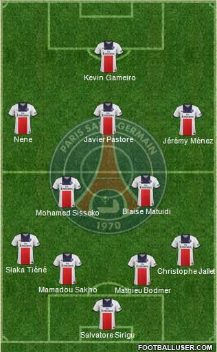 Paris Saint-Germain Formation 2014