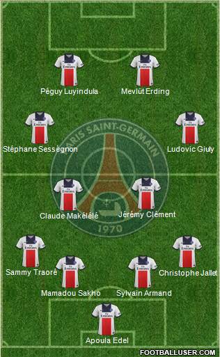 Paris Saint-Germain Formation 2014