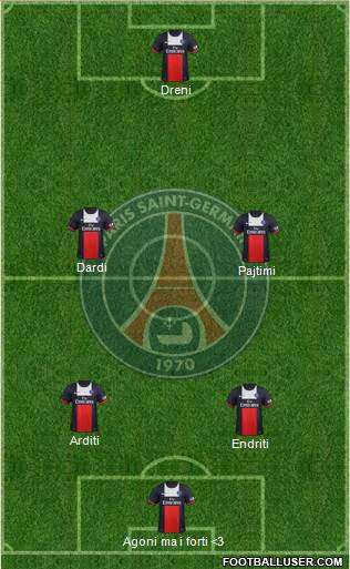 Paris Saint-Germain Formation 2014
