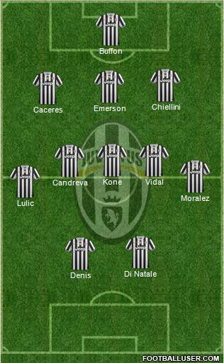 Juventus Formation 2014