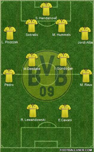 Borussia Dortmund Formation 2014
