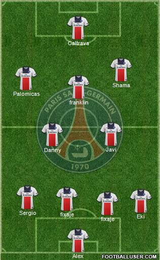 Paris Saint-Germain Formation 2014