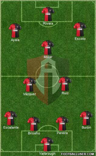 Club Deportivo Atlas Formation 2014