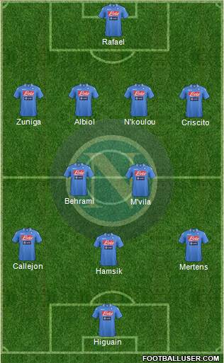 Napoli Formation 2014
