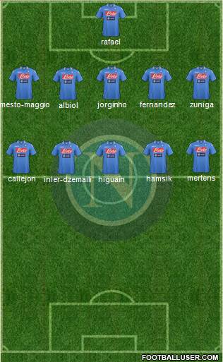 Napoli Formation 2014