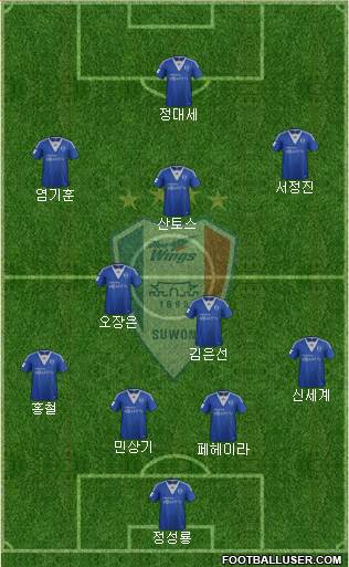 Suwon Samsung Blue Wings Formation 2014