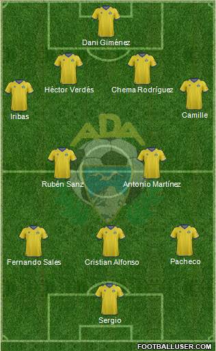 A.D. Alcorcón Formation 2014
