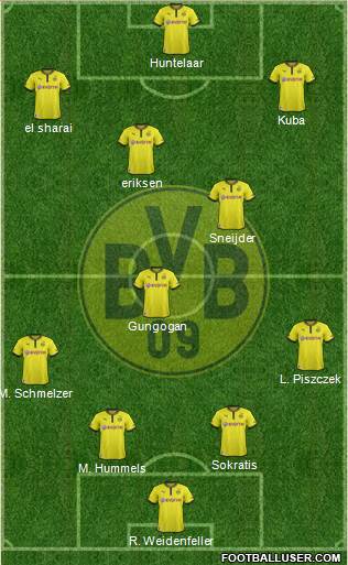 Borussia Dortmund Formation 2014