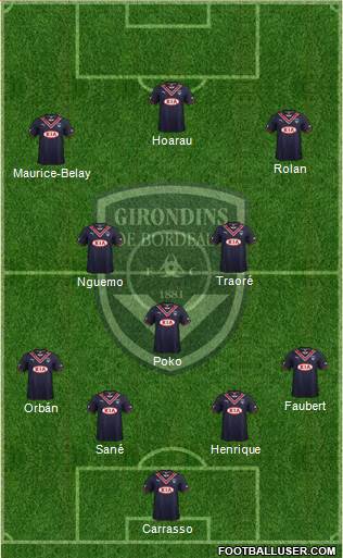 FC Girondins de Bordeaux Formation 2014