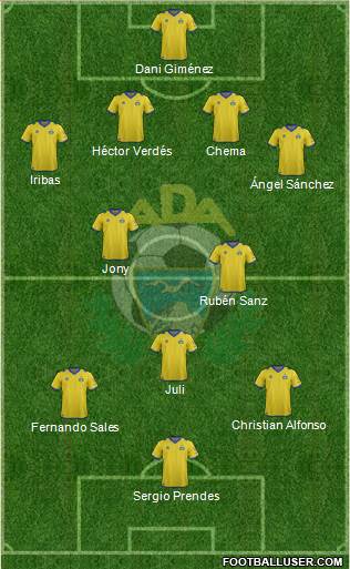A.D. Alcorcón Formation 2014
