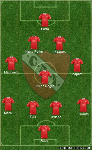 Independiente Formation 2014