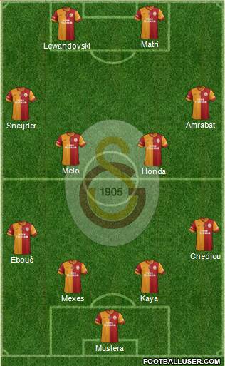 Galatasaray SK Formation 2014