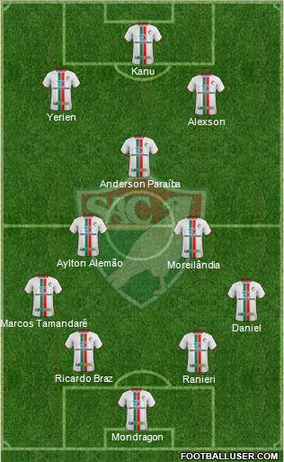 Salgueiro AC Formation 2014