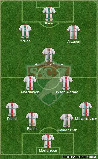 Salgueiro AC Formation 2014
