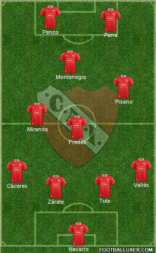 Independiente Formation 2014