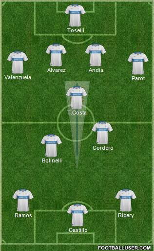 CD Universidad Católica Formation 2014