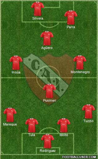 Independiente Formation 2014