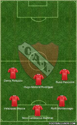 Independiente Formation 2014