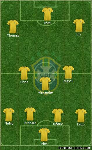 Brazil Formation 2014