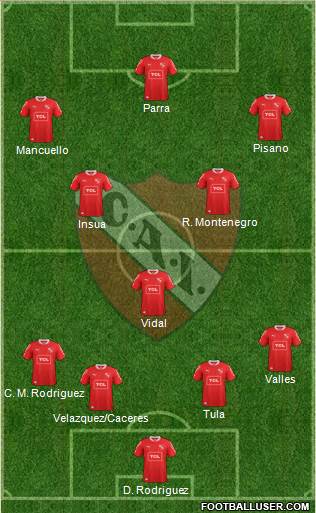 Independiente Formation 2014