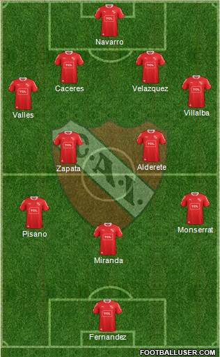 Independiente Formation 2014