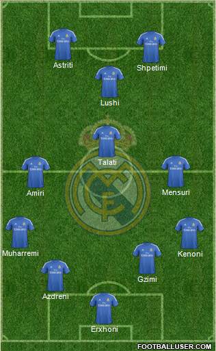 Real Madrid C.F. Formation 2014