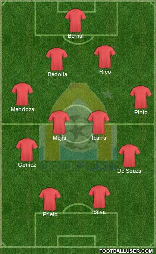 Club Inter Playa del Carmen Formation 2014