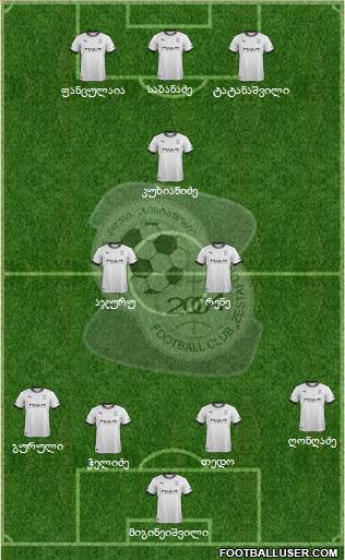 FC Zestafoni Formation 2014