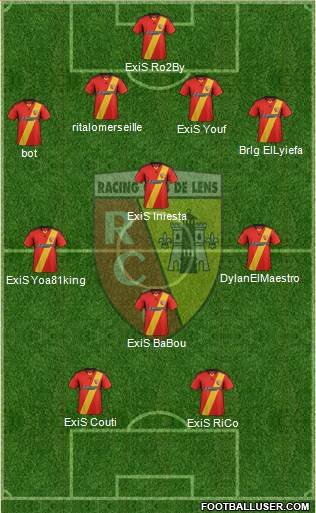 Racing Club de Lens Formation 2014