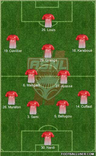A.S. Nancy Lorraine Formation 2014
