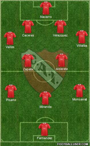 Independiente Formation 2014