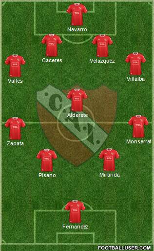 Independiente Formation 2014