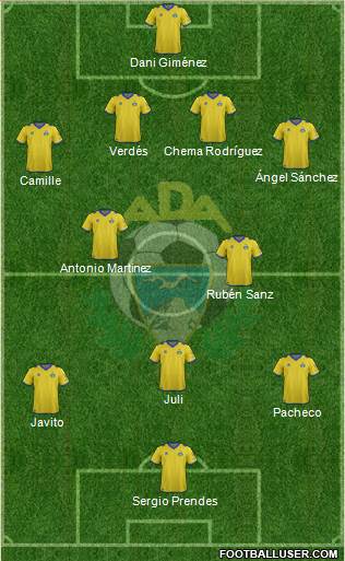 A.D. Alcorcón Formation 2014