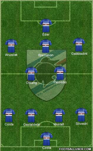 Sampdoria Formation 2014