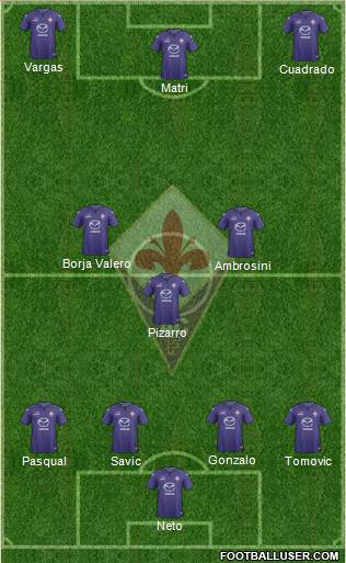 Fiorentina Formation 2014