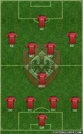 União Desportiva Oliveirense Formation 2014