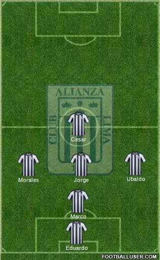 C Alianza Lima Formation 2014