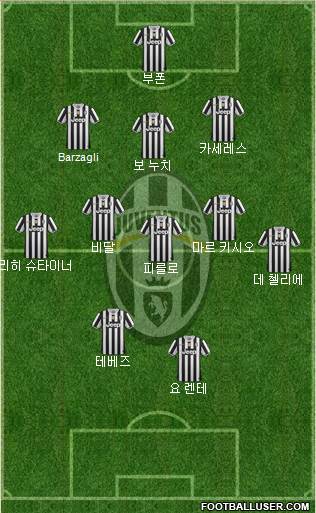 Juventus Formation 2014