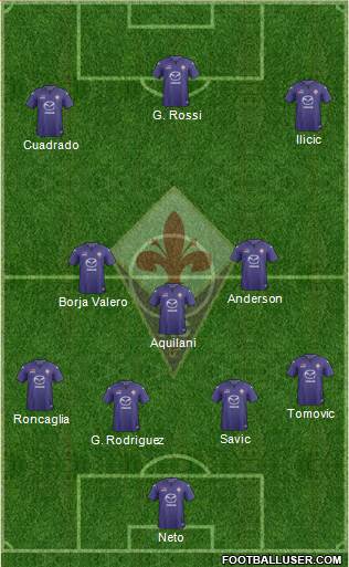 Fiorentina Formation 2014