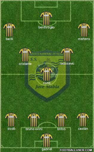 Juve Stabia Formation 2014