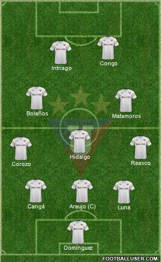 LDU de Quito Formation 2014