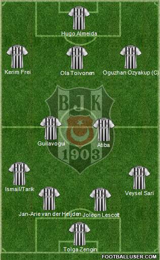 Besiktas JK Formation 2014