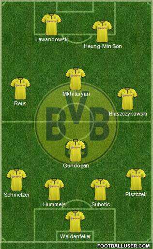 Borussia Dortmund Formation 2014