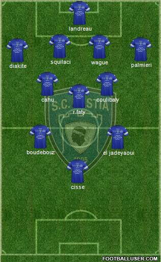Sporting Club Bastia Formation 2014