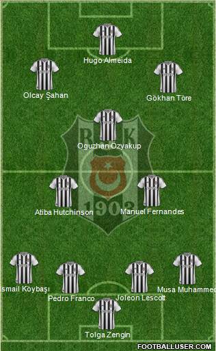 Besiktas JK Formation 2014