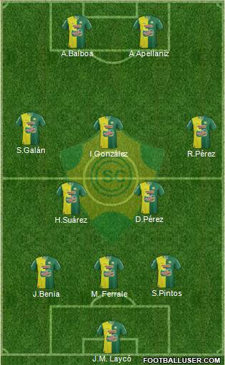 Club Sportivo Cerrito Formation 2014