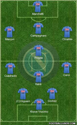Napoli Formation 2014