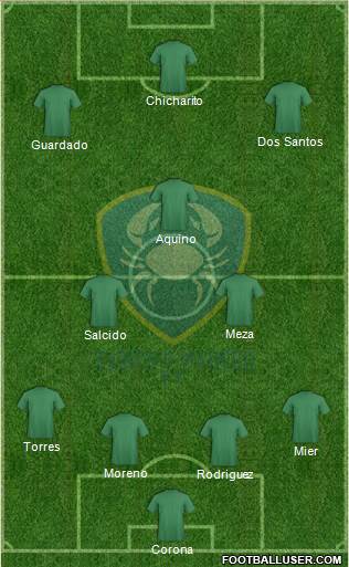 Club de Futbol Tampico Madero Formation 2014