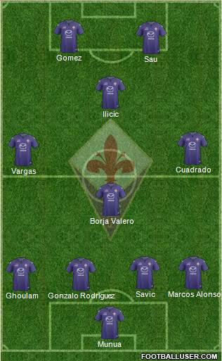 Fiorentina Formation 2014